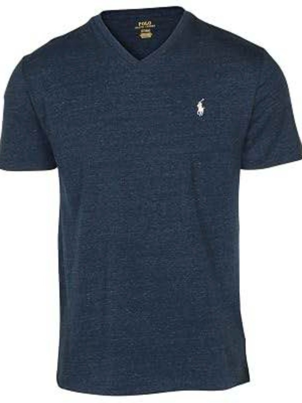Polo by Ralph Lauren Men’s Navy V-Neck Logo T-Shirt